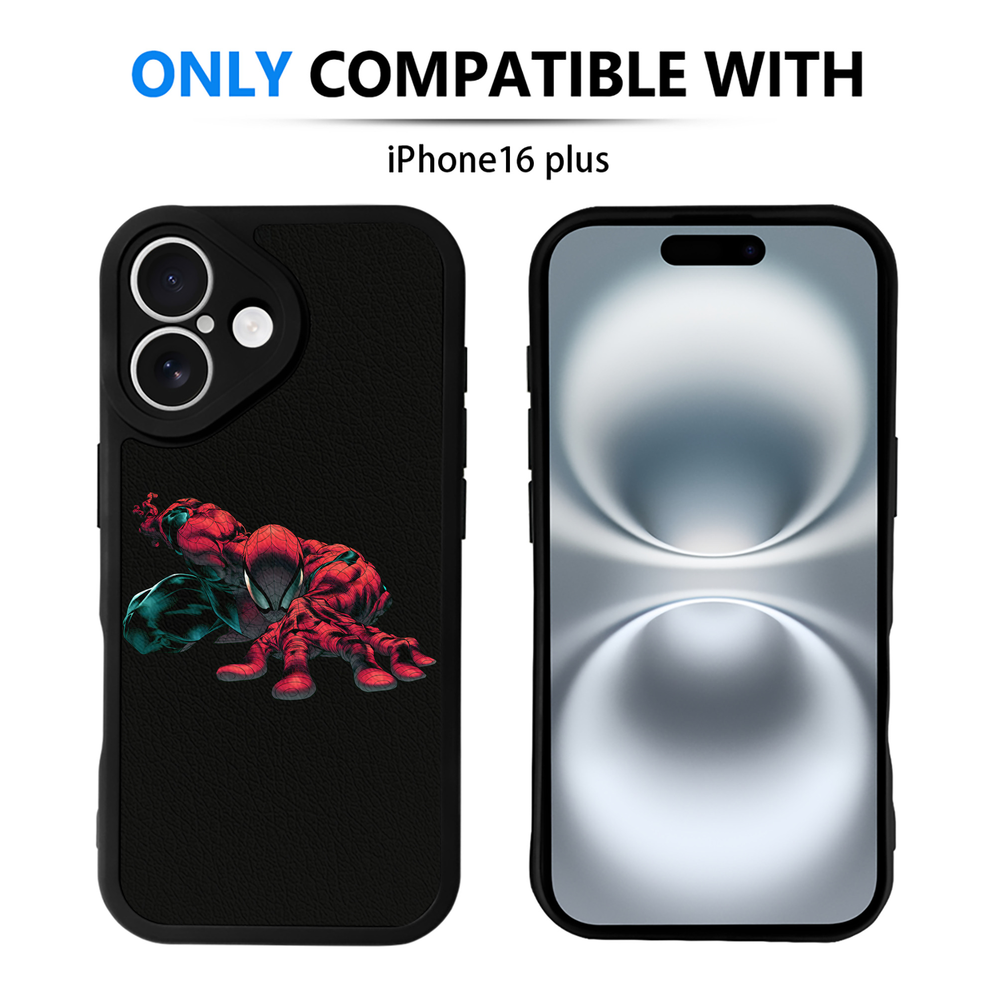 （画像用） アベンジャーズ The Avengers 【iPhone 16シリーズ対応】シリコンスマホケース（レザー調） 材質：シリコン